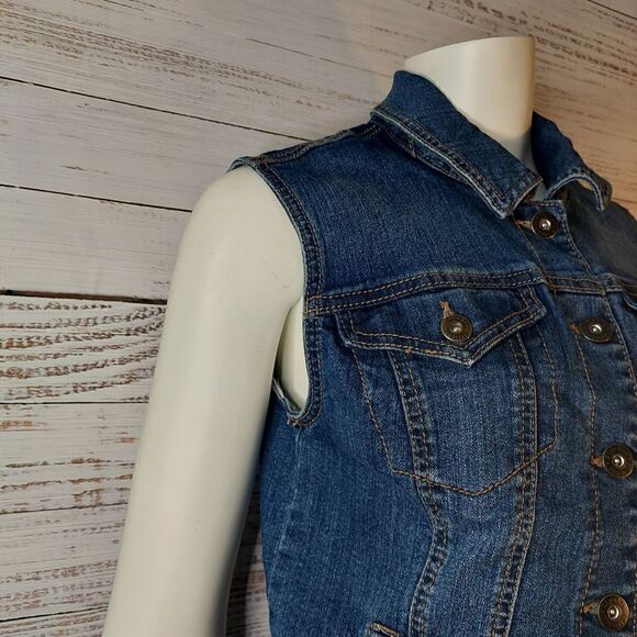 Womans Style & Co. Denim Vest sz XS - Picture 6 of 14